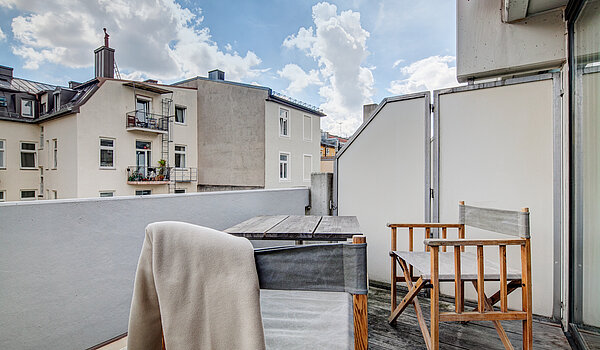 Apartment 部屋数 1 部屋 | München-Maxvorstadt | 70448 | Terrasse