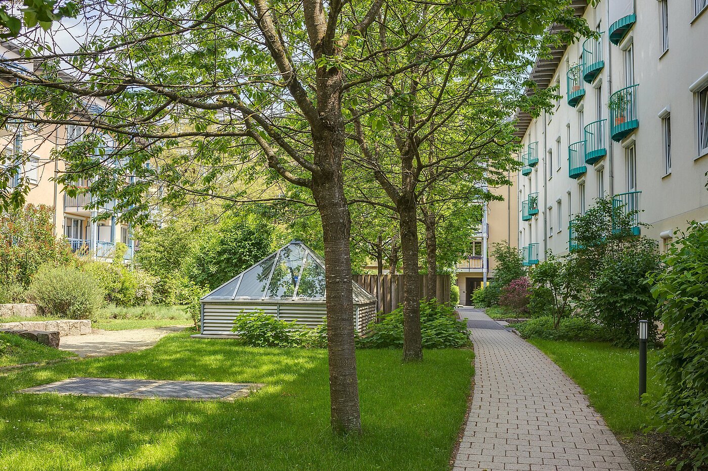 フラット 部屋数 1.5 部屋 | München-Obersendling | 1805ML2 | ....grünen Innenhof