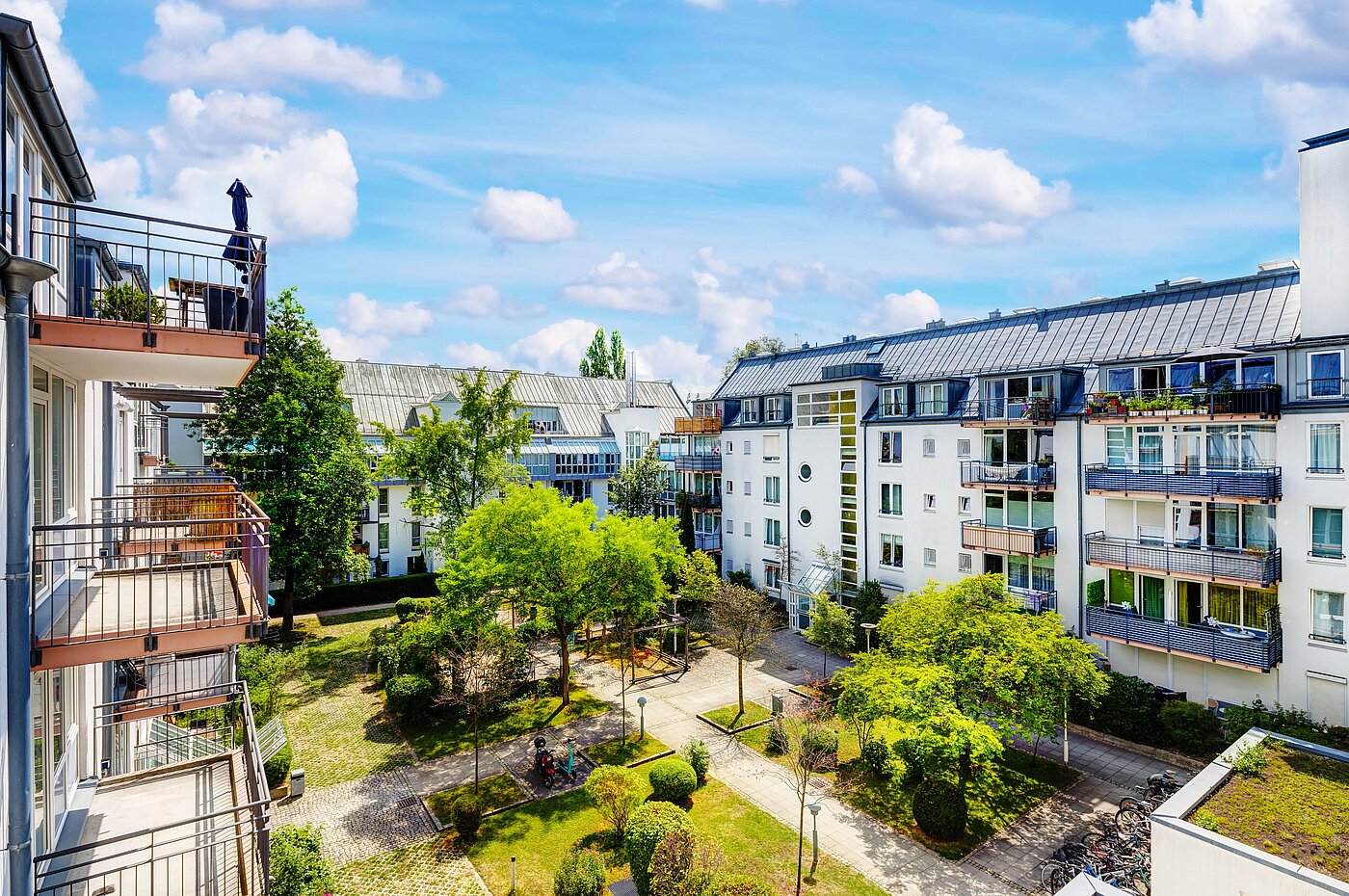 フラット 部屋数 2 部屋 | München-Obersendling | 70039 | Mit Ausblick ins Karree