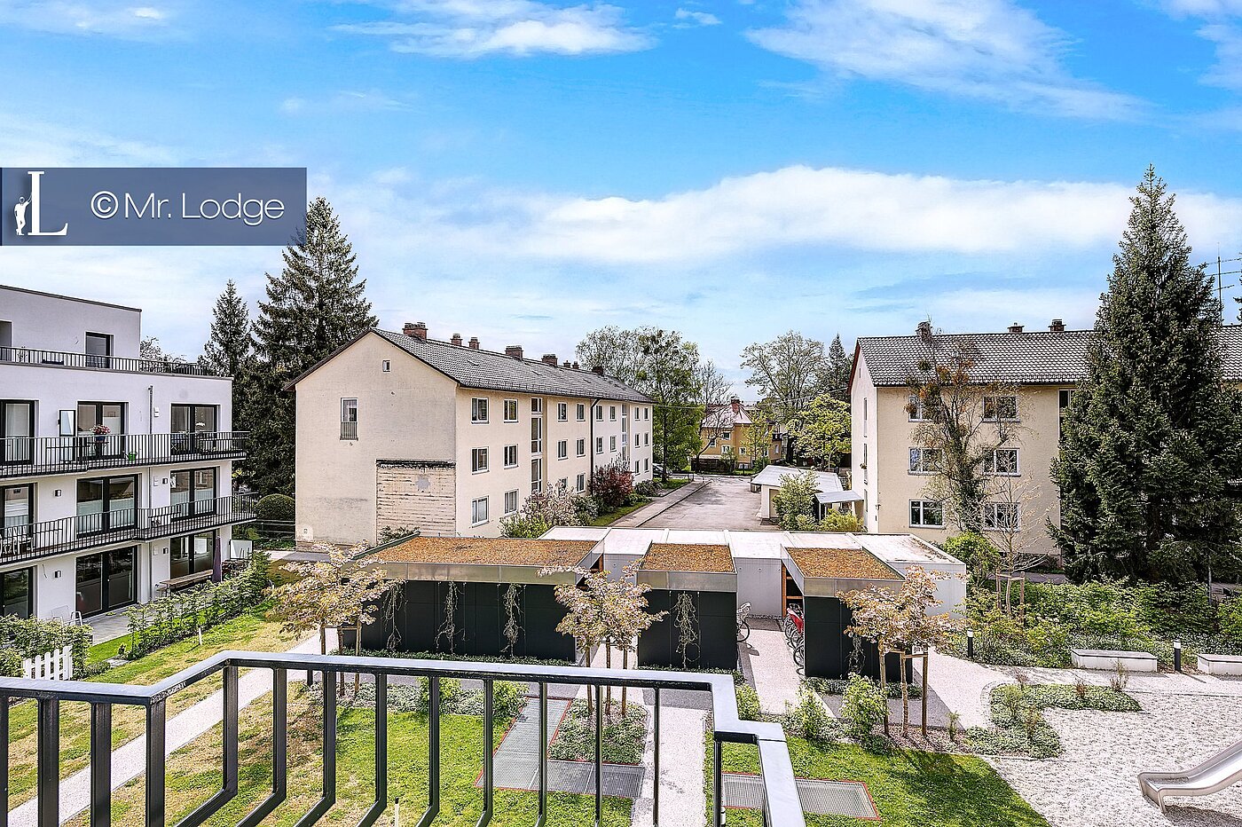 フラット 部屋数 2 部屋 | München-Sendling-Westpark | 1801ML3 | Blick vom Balkon
