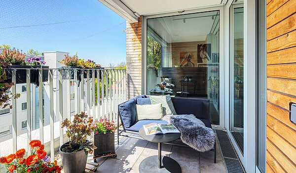 Penthouse 部屋数 2 部屋 | München-Maxvorstadt | 704271 | Süd-Terrasse