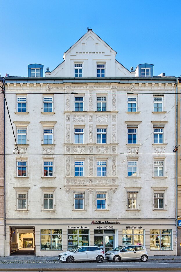 フラット 部屋数 1 部屋 | München-Haidhausen | 70228 | Fassade Vordergebäude