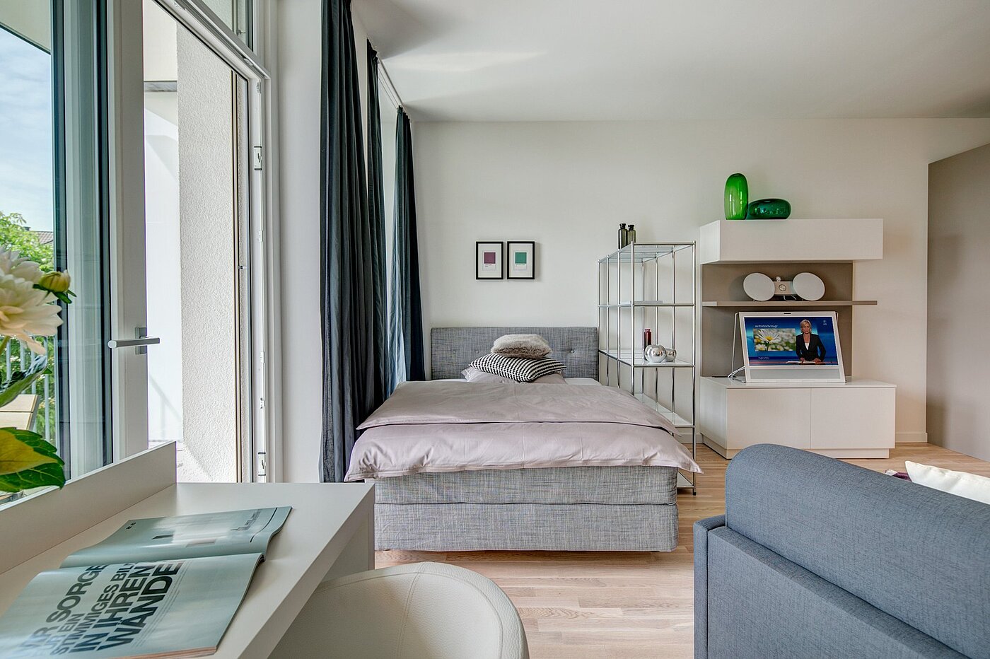 フラット 部屋数 1 部屋 | München-Bogenhausen | 1807ML5 | ...Arbeits- und Schlafbereich