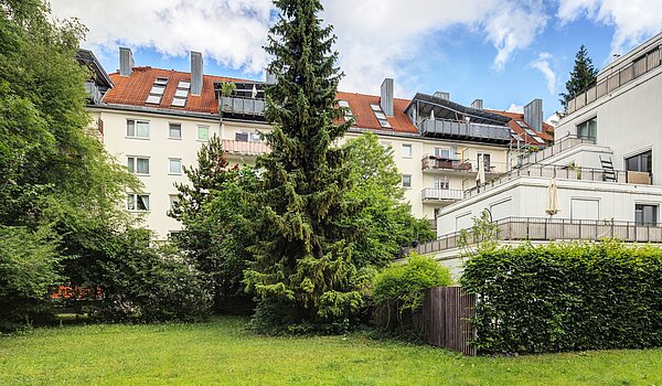フラット 部屋数 1 部屋 | München-Schwabing | 70454 | Gartenseite