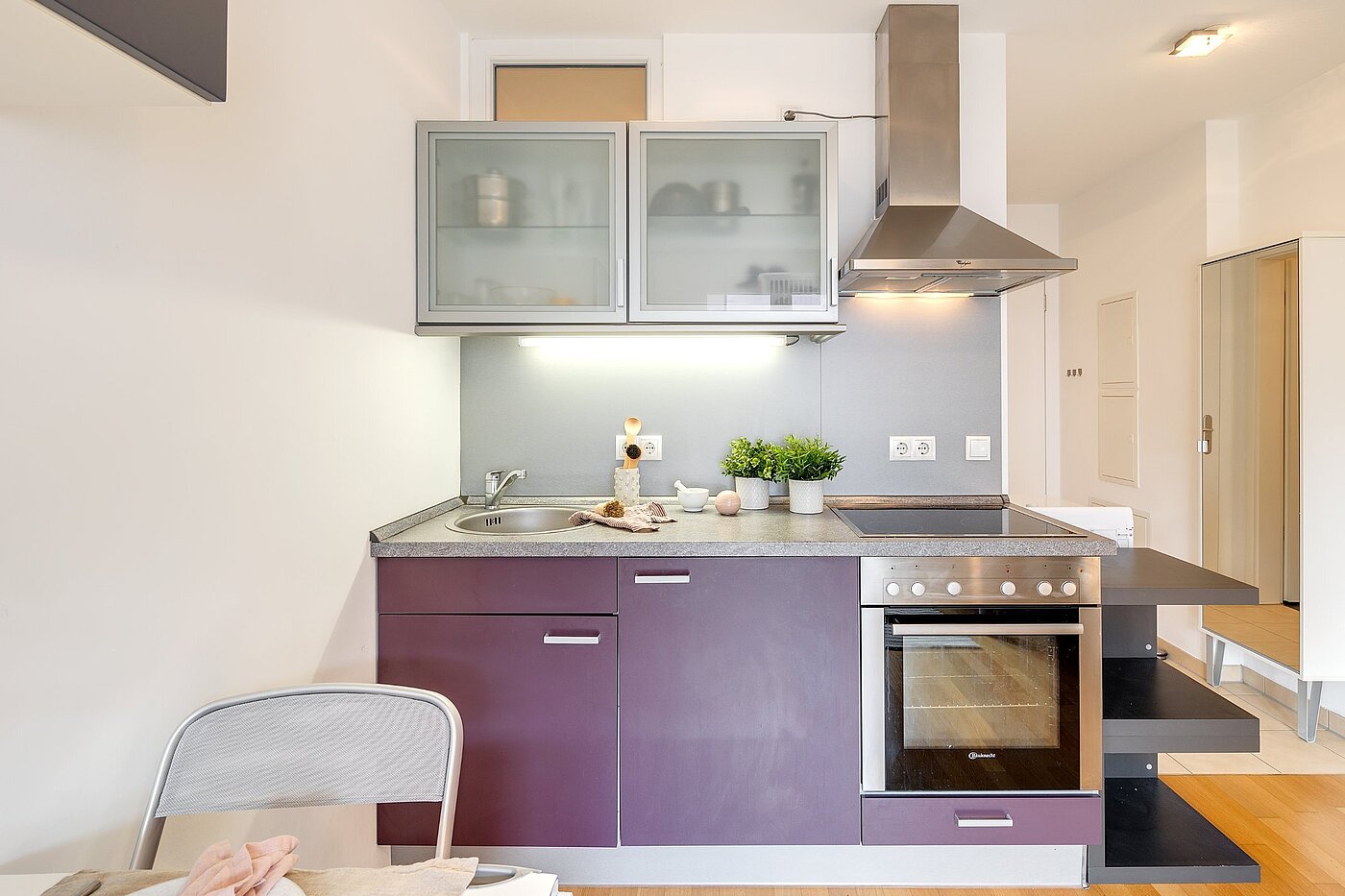 フラット 部屋数 1 部屋 | München-Pasing | 2108ML2 | Küchenzeile voll ausgestattet