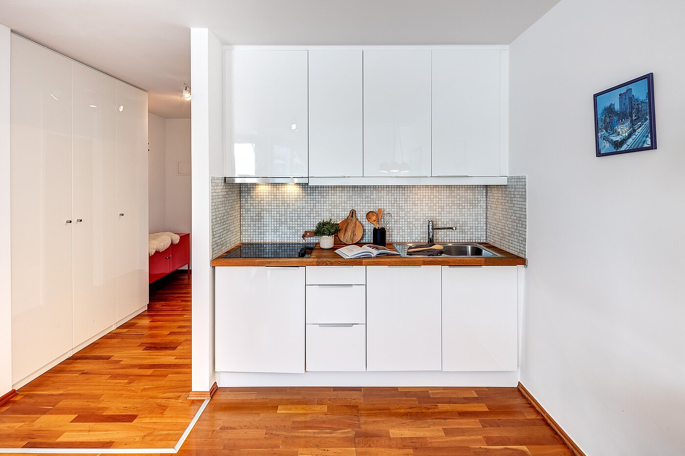 フラット 部屋数 1 部屋 | München-Maxvorstadt | 70165 | Moderne Küchenzeile