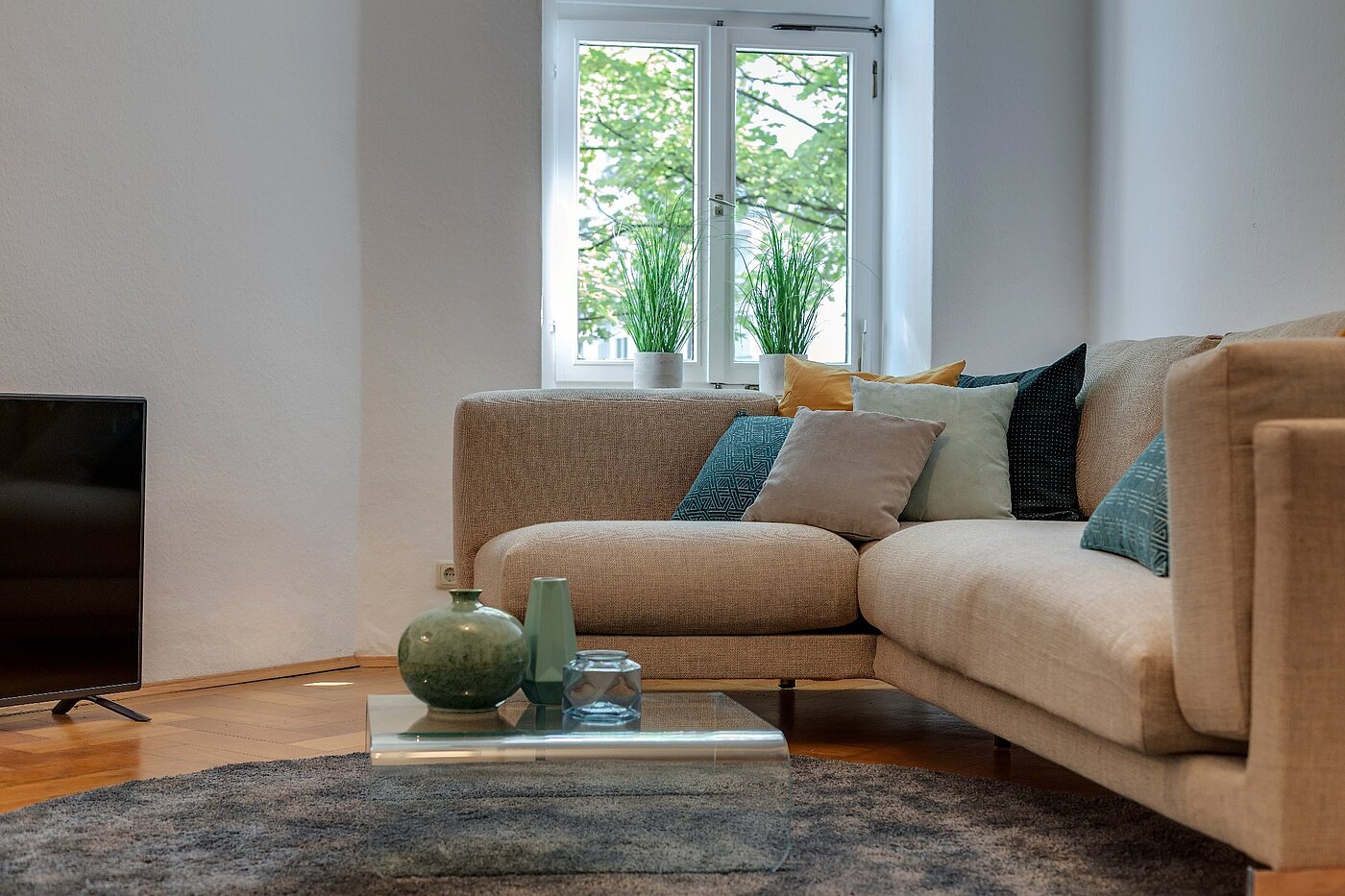 フラット 部屋数 3.5 部屋 | München-Haidhausen | 1803ML1 | Gemütliches Wohnzimmer