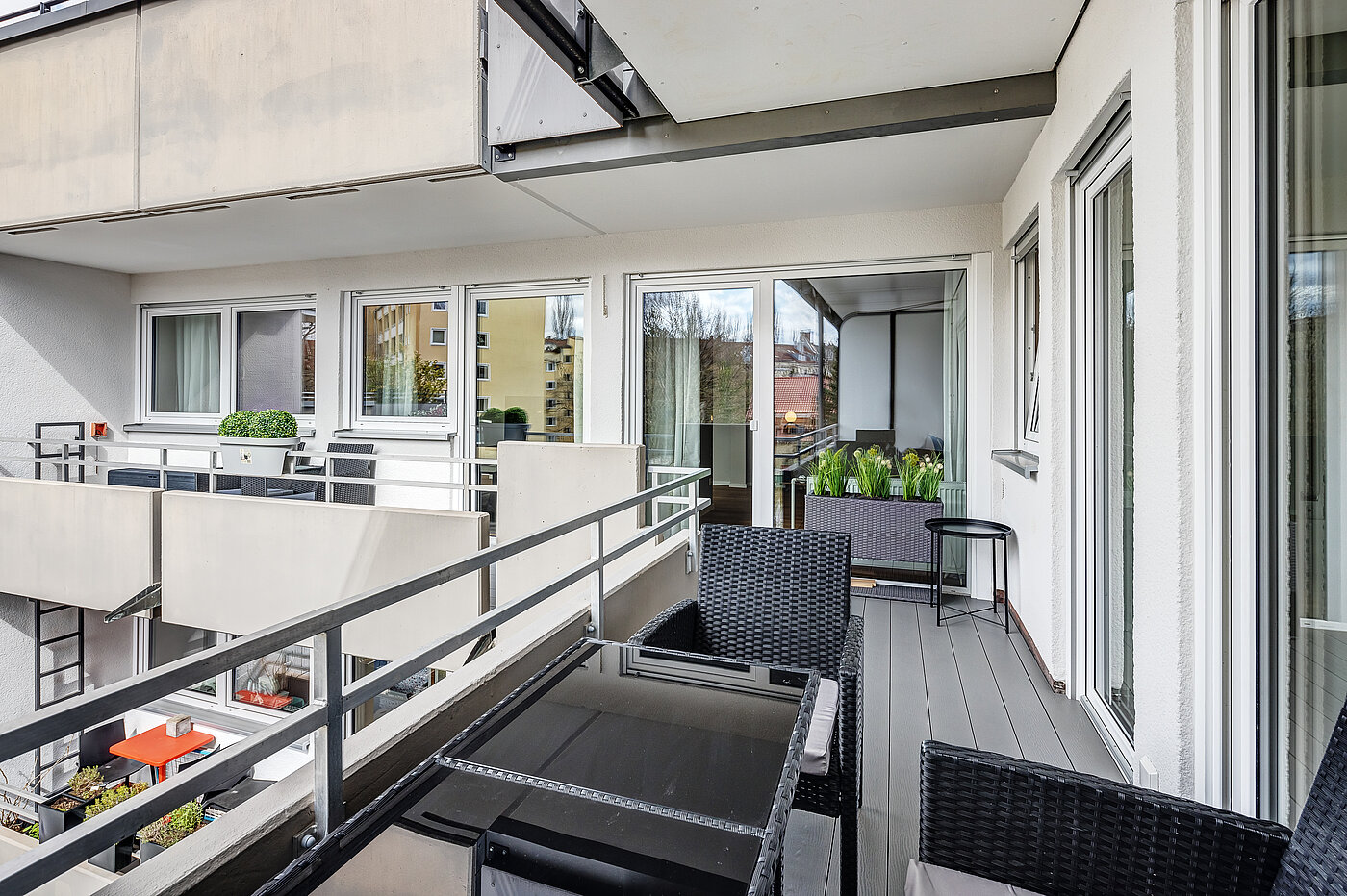 フラット 部屋数 4 部屋 | München-Au | 70423 | Balkon