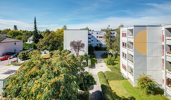 フラット 部屋数 2.5 部屋 | München-Hadern | 70393 | Ausblick von der Loggia
