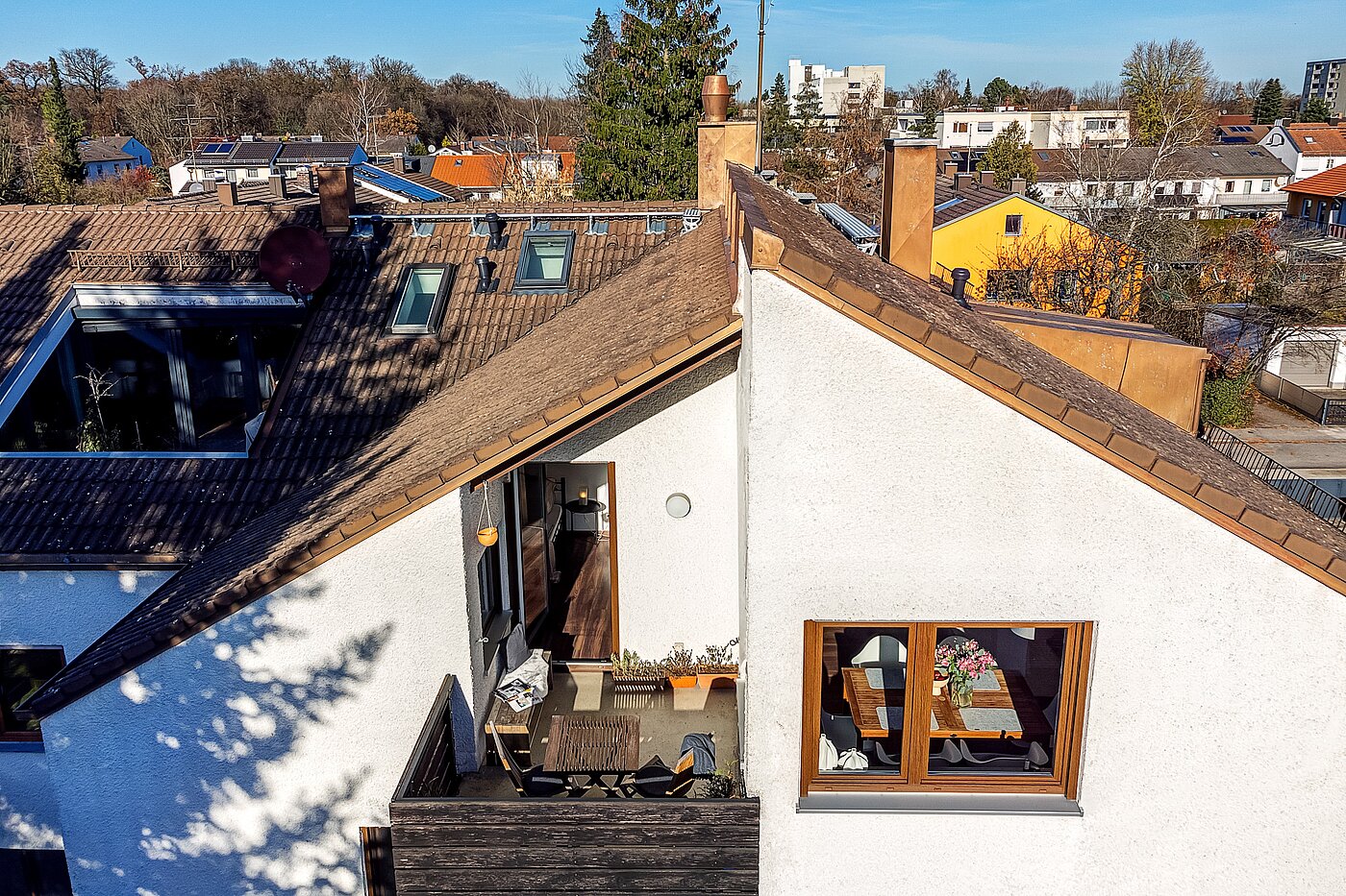 フラット 部屋数 2 部屋 | München-Untermenzing | 70177 | Blick auf den Balkon