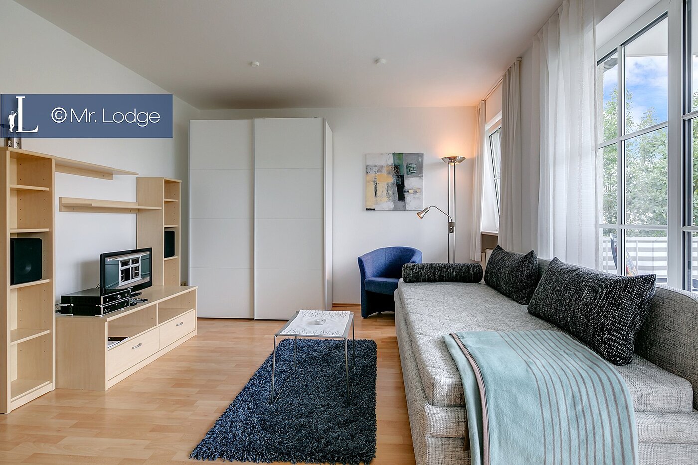 フラット 部屋数 1 部屋 | München-Untermenzing | 1802ML1 | Großer Wohn- Schlafbereich