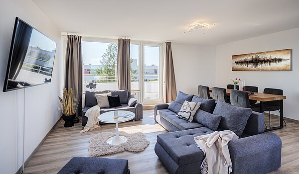 Terrassenwohnung 部屋数 3.5 部屋 | München-Berg am Laim | 704511 | Wohnbereich