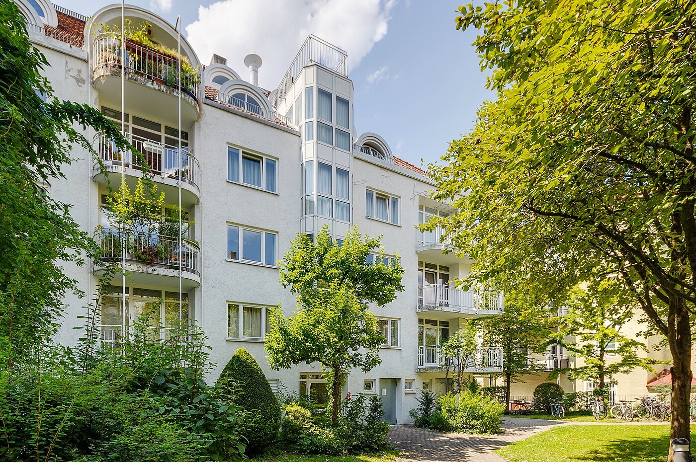 フラット 部屋数 1.5 部屋 | München-Lehel | 2107ML9 | Gartenseite