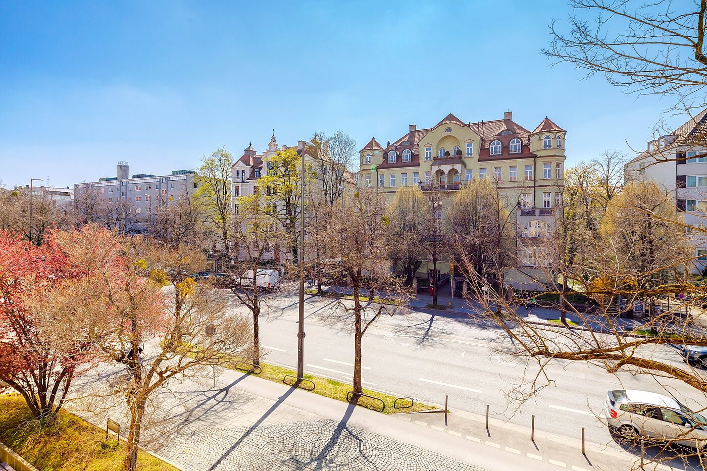フラット 部屋数 2 部屋 | München-Neuhausen | 2003ML5 | Blick auf die Nymphenburger