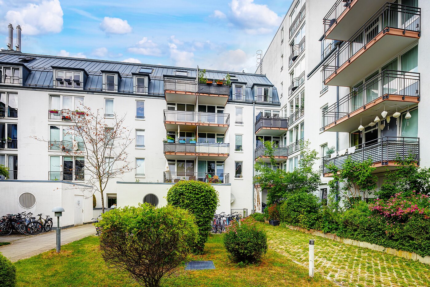フラット 部屋数 2 部屋 | München-Obersendling | 70039 | Rückansicht der Anlage
