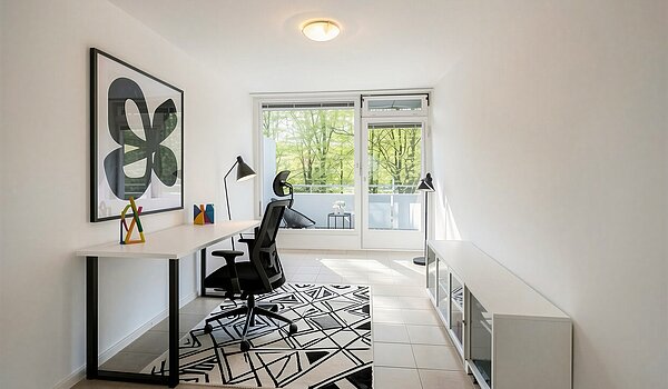 フラット 部屋数 3.5 部屋 | München-Bogenhausen | 703051 | Kinder oder Homeoffice - (KI generiert)