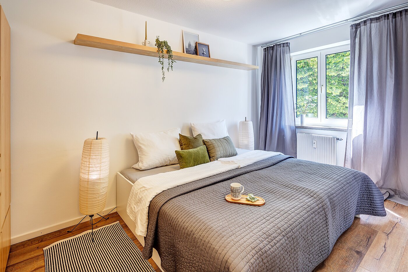 フラット 部屋数 2.5 部屋 | München-Berg am Laim | 70030 | Schlafzimmer mit...