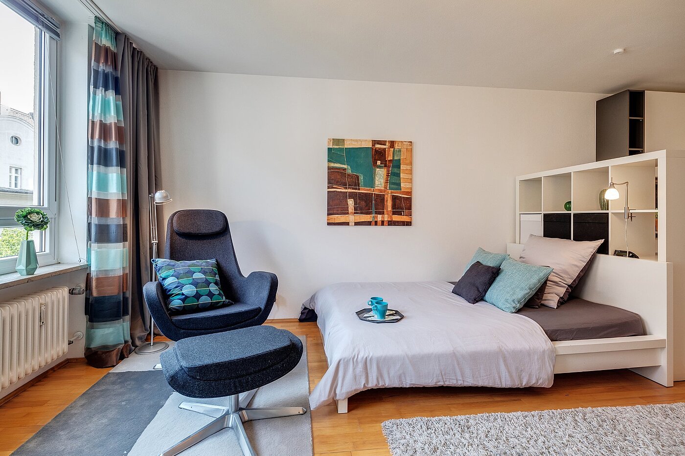 フラット 部屋数 1 部屋 | München-Haidhausen | 2102ML4 | ...und Schlafbereich