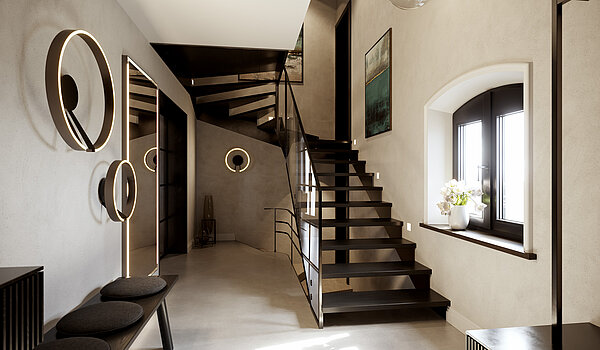 特別物件 部屋数 15 部屋 | Bad Wiessee | 701592 | Landhaus Eingangsbereich