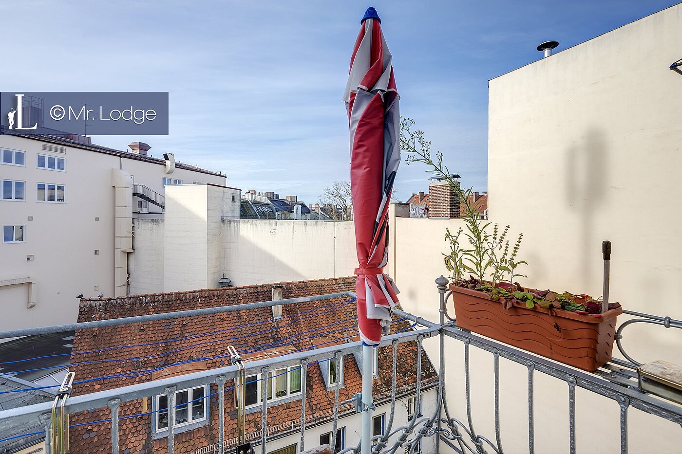 フラット 部屋数 2.5 部屋 | München-Haidhausen | 1710D2 | Balkonaussicht