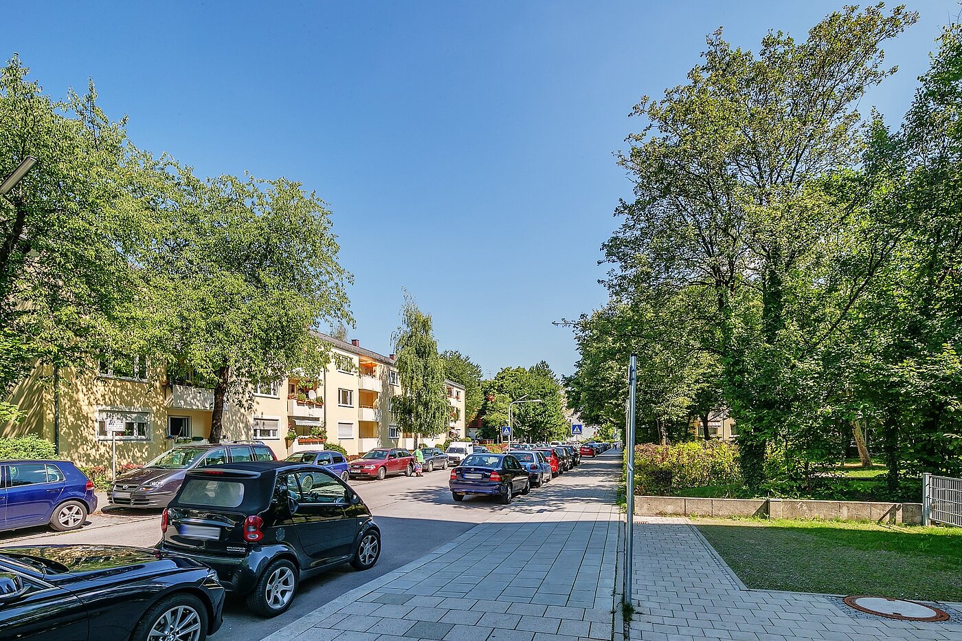 フラット 部屋数 2 部屋 | München-Milbertshofen | 2004ML3 | ruhige Seitenstraße