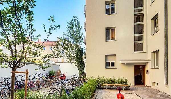 フラット 部屋数 2 部屋 | München-Maxvorstadt | 70398 | Ruhiger Innenhof