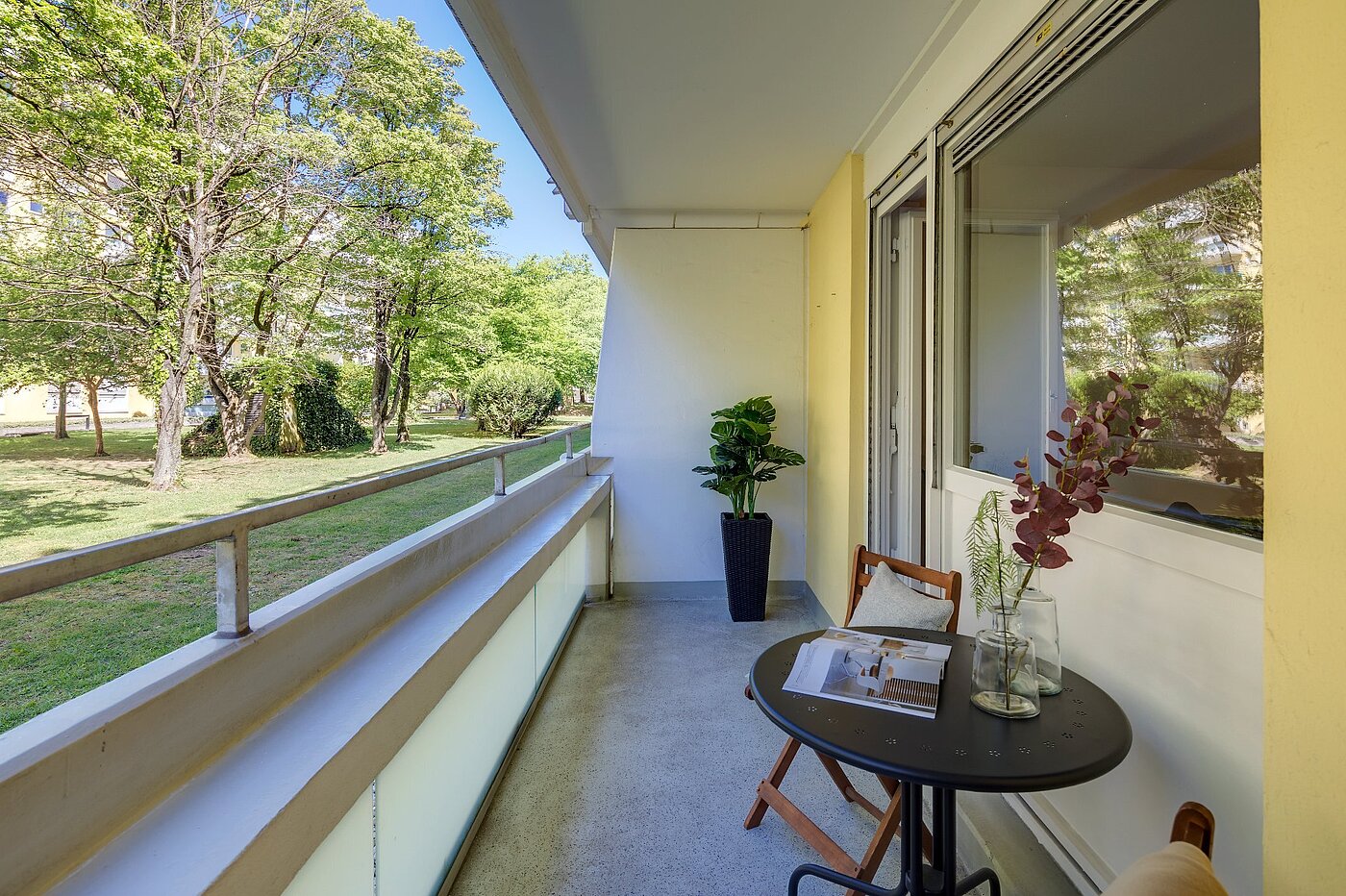 フラット 部屋数 3 部屋 | München-Neuhausen | 1803D7 | Gemütlicher Balkon