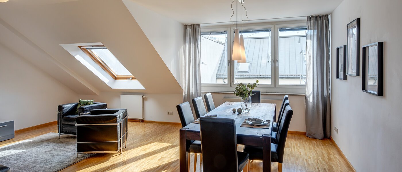 ペントハウス München Maxvorstadt - Museumsviertel 02 リビングエリア 1