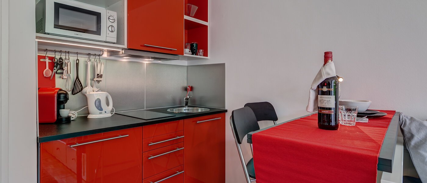 アパルトマン München Schwabing-Nord (zw. Leopoldstraße & Englischen Garten) 01 キッチン 10010