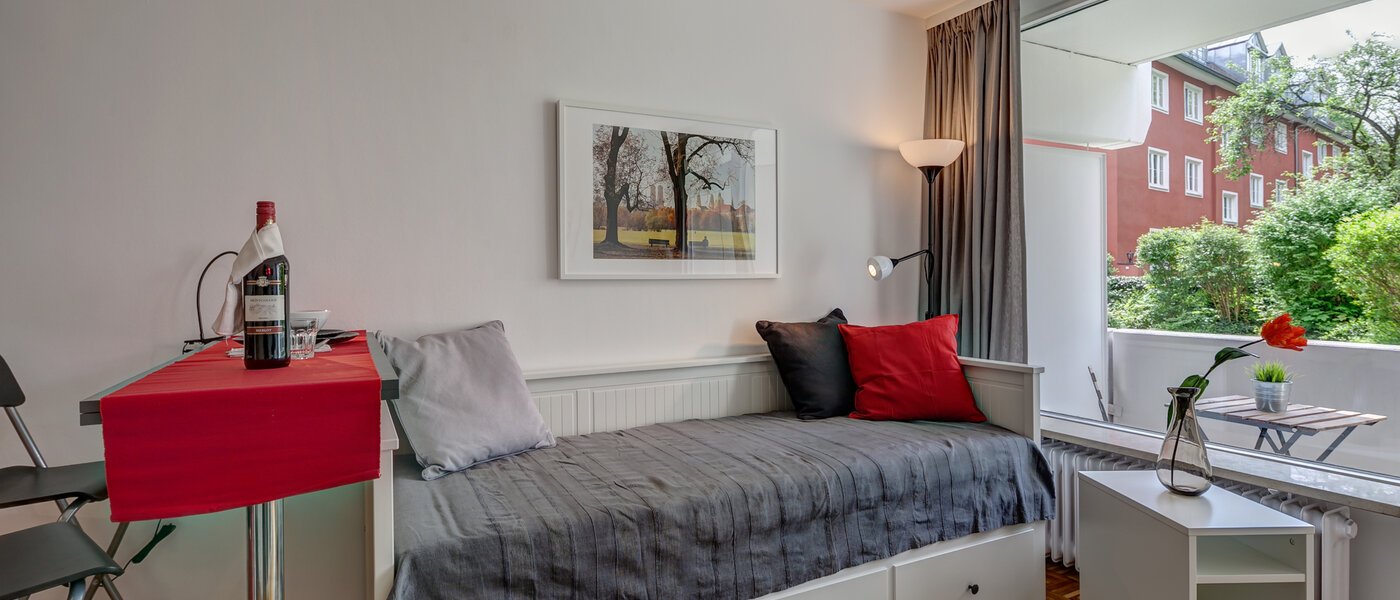 アパルトマン München Schwabing-Nord (zw. Leopoldstraße & Englischen Garten) 01 スリーピングアリア 10010