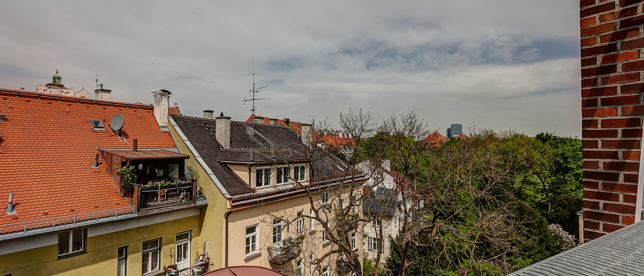 複層住宅 München Schwabing (rechts der Leopoldstraße) 02 物件からの眺め 10012