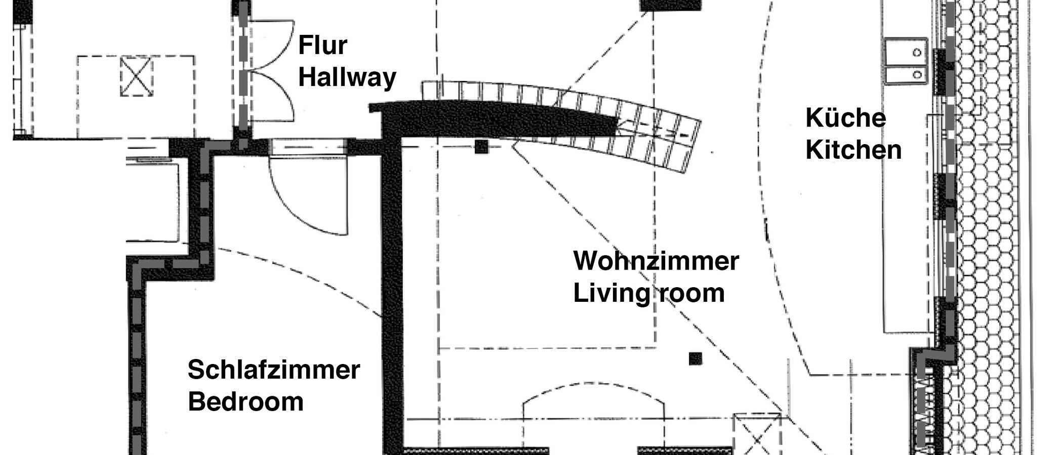 複層住宅 München Schwabing (rechts der Leopoldstraße) 01 見取り図 10012