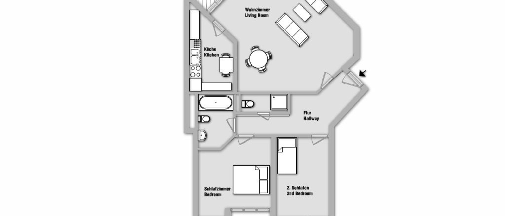 マンション München Thalkirchen 01 見取り図 10090