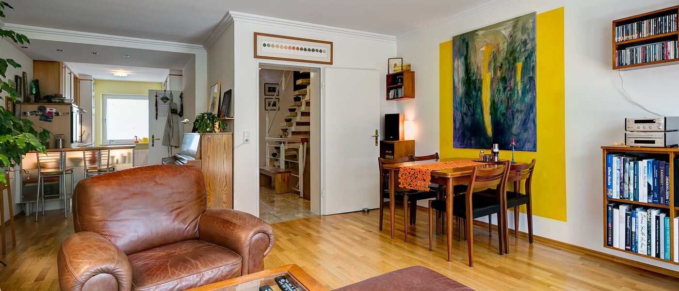 テラスハウス München Fasangarten 04 リビングルーム 10099