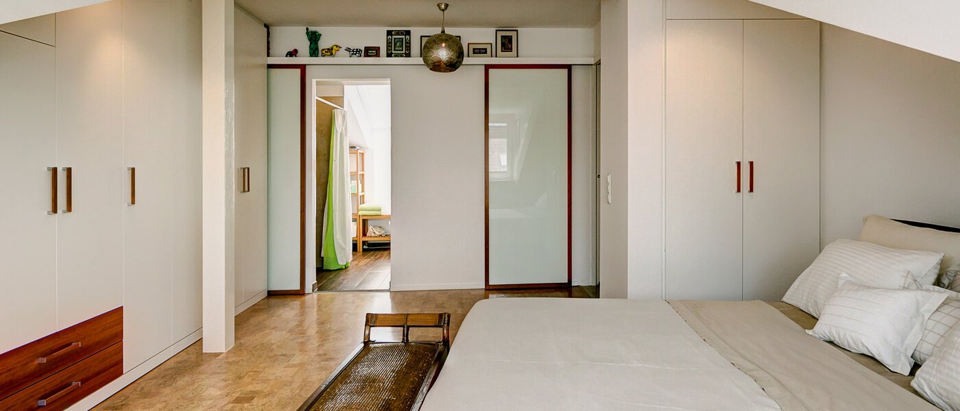 テラスハウス München Fasangarten 03 寝室 10099