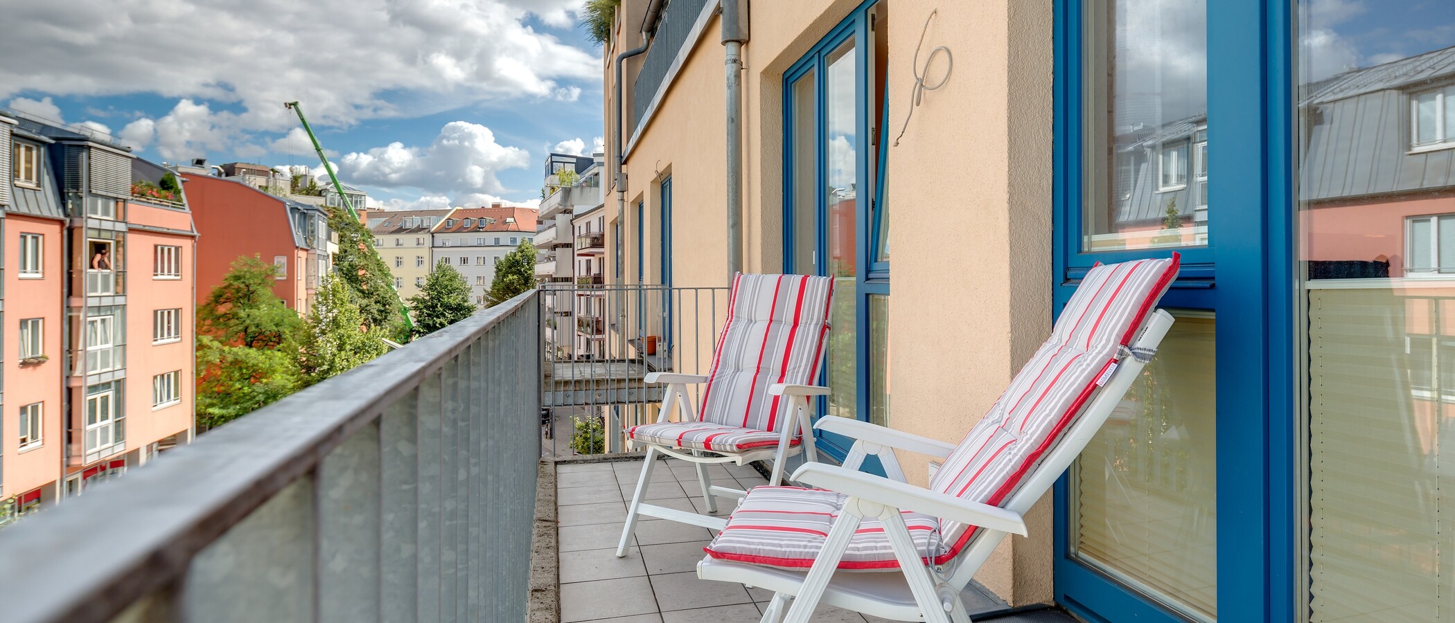マンション München Schwabing-West (rund um den Hohenzollernplatz) 02 ベランダ 10172