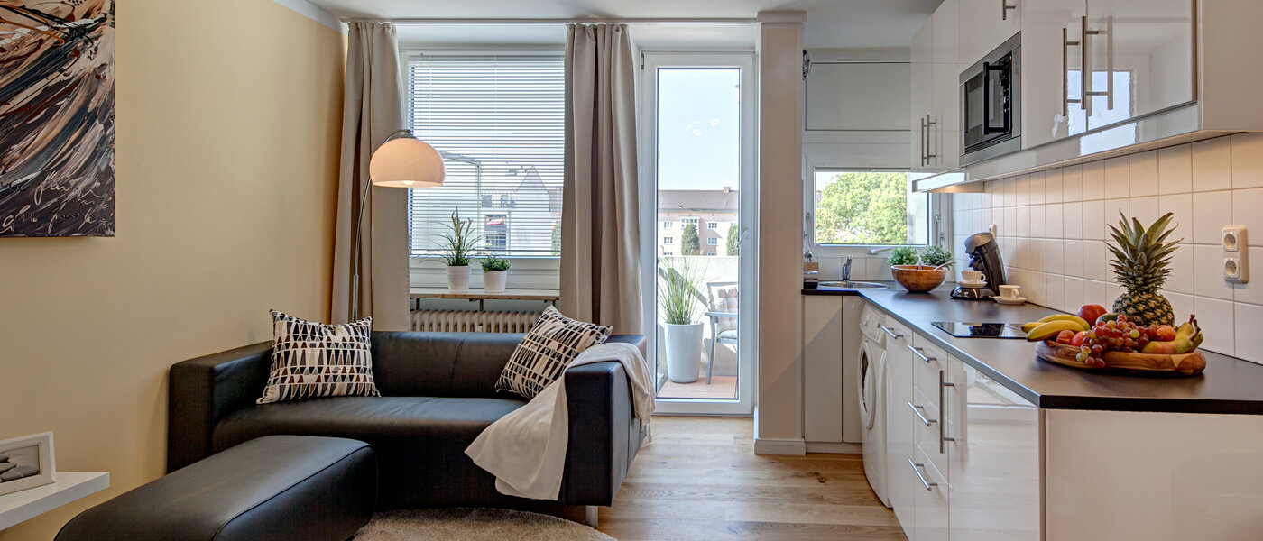 マンション München Neuhausen 01 リビングルーム 10177