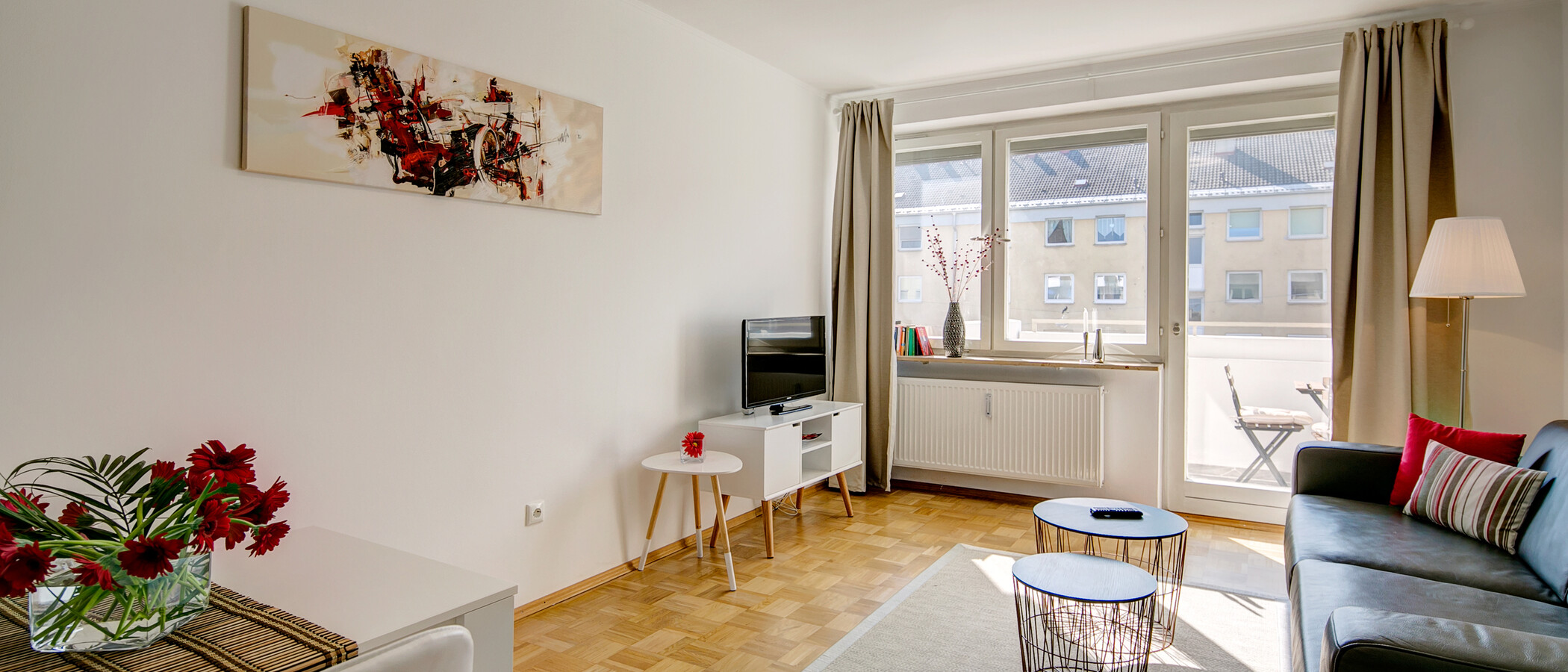 マンション München Obergiesing 02 リビングルーム 10202