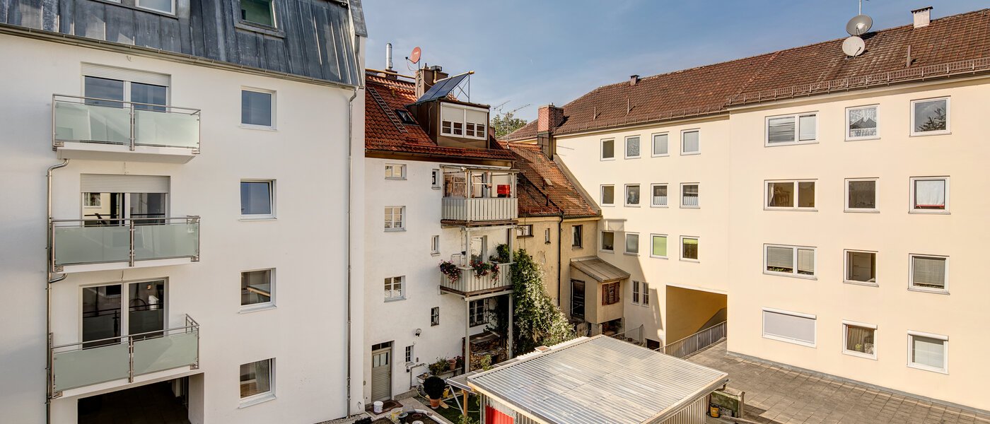 アパルトマン München Moosach 03 物件からの眺め 10242