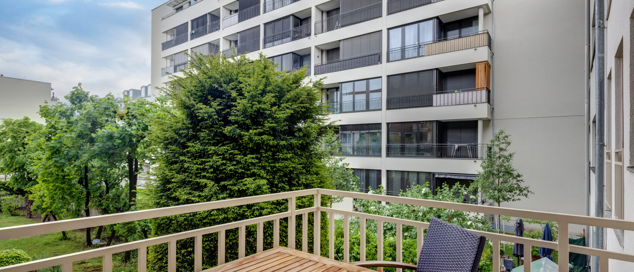 マンション München Maxvorstadt - Universitätsviertel 02 ベランダ 10343