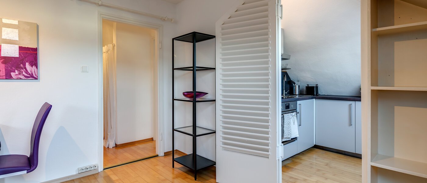 アティック・フラット（屋根裏） München Maxvorstadt - Rund um den Josephplatz 04 リビングルーム 10347