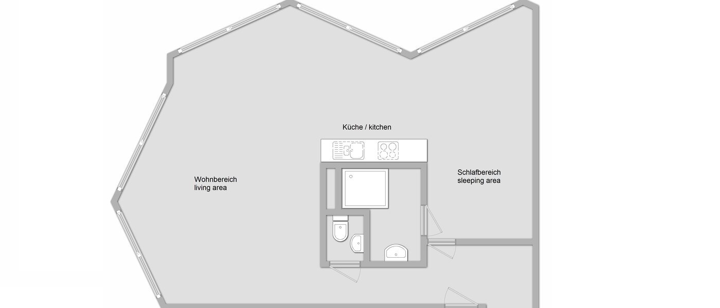 ロフト München Nymphenburg 01 見取り図 10348