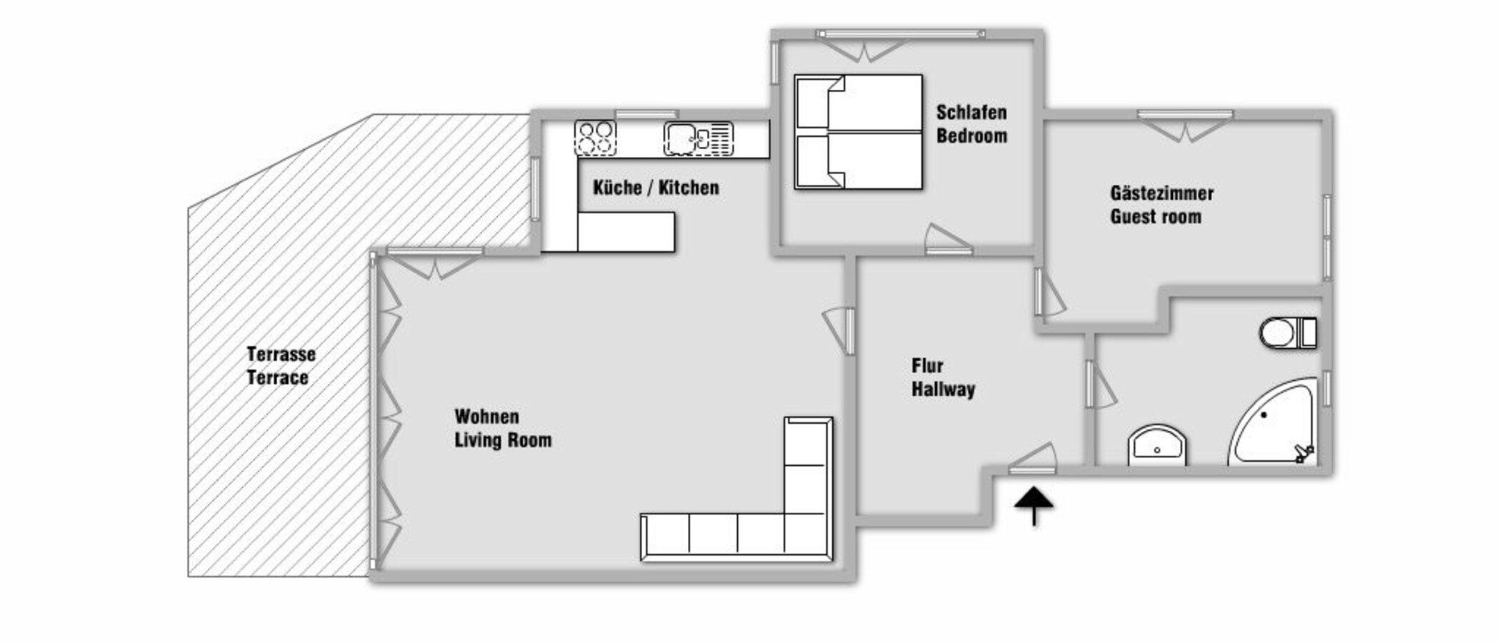 マンション Haar 01 見取り図 10386