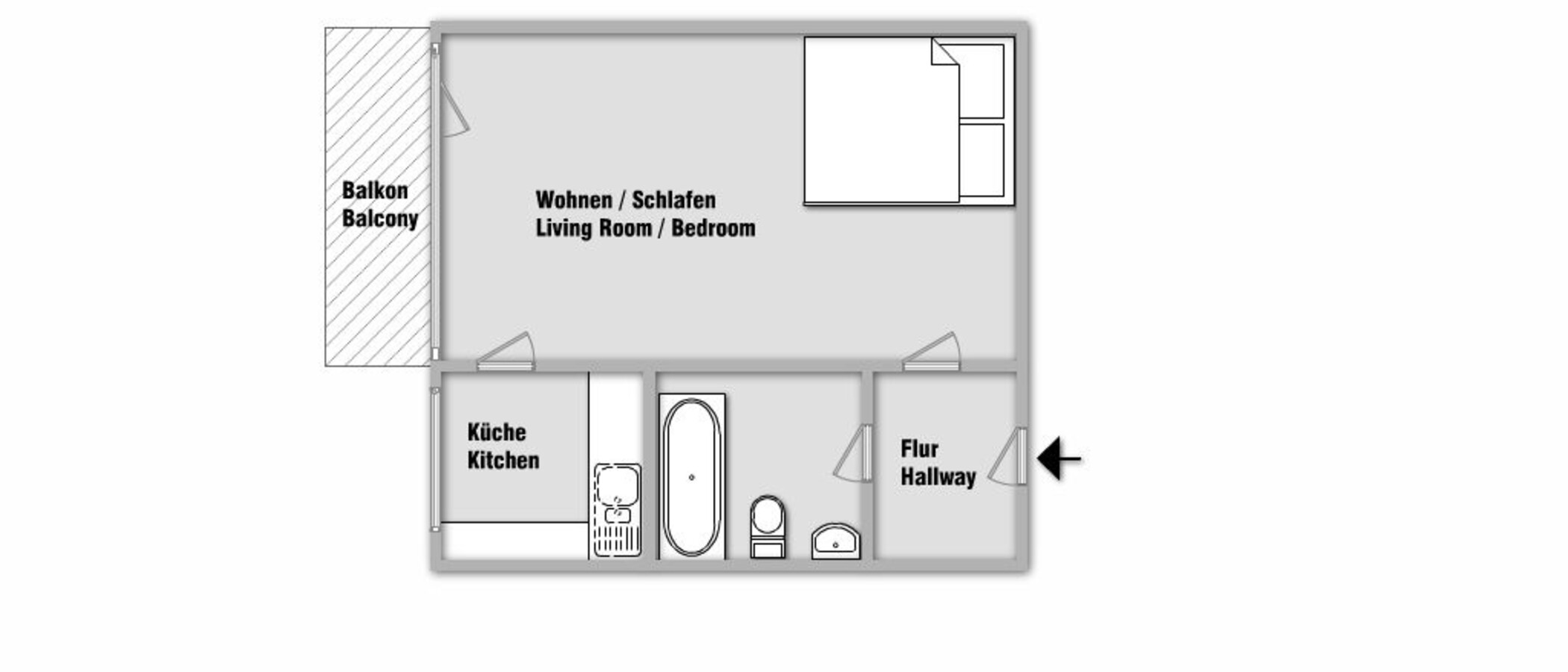 マンション München Laim 01 見取り図 10395
