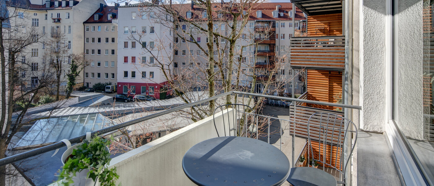 マンション München Schwabing-West (rund um den Hohenzollernplatz) 01 ベランダ 10458