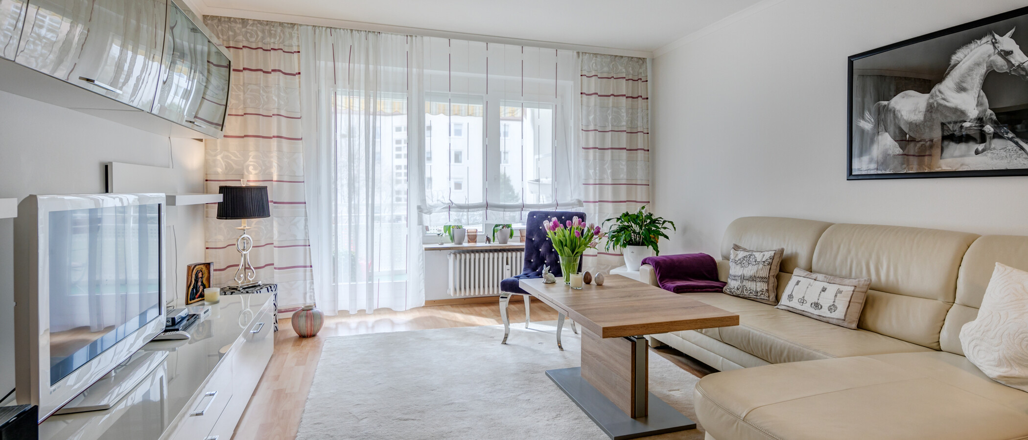 マンション München Daglfing 01 リビングルーム 10514
