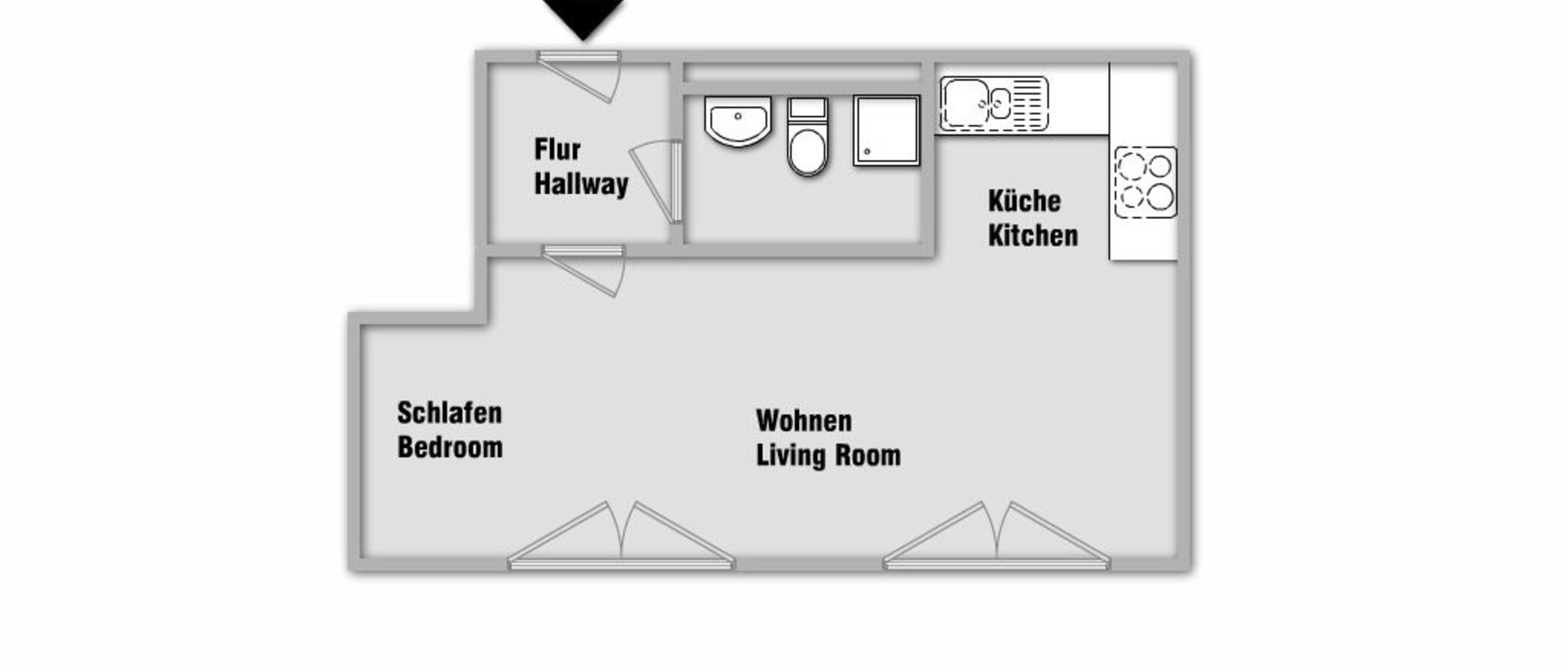 マンション München Am Hart 01 見取り図 10519