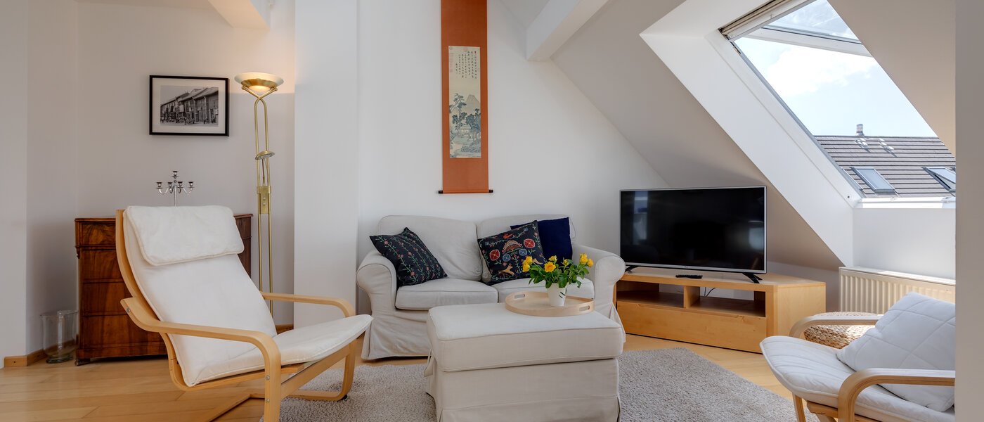 メゾネット・マンション（複数階にわたるマンション） München Sendling 02 リビングルーム 10582