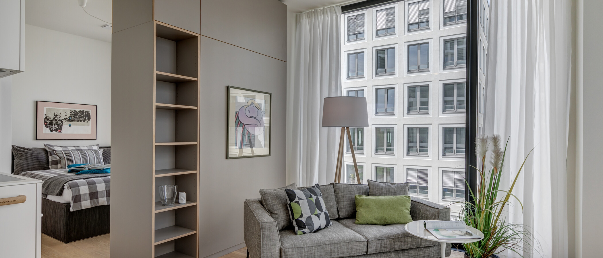 マンション München Nymphenburg 01 リビングルーム 10602