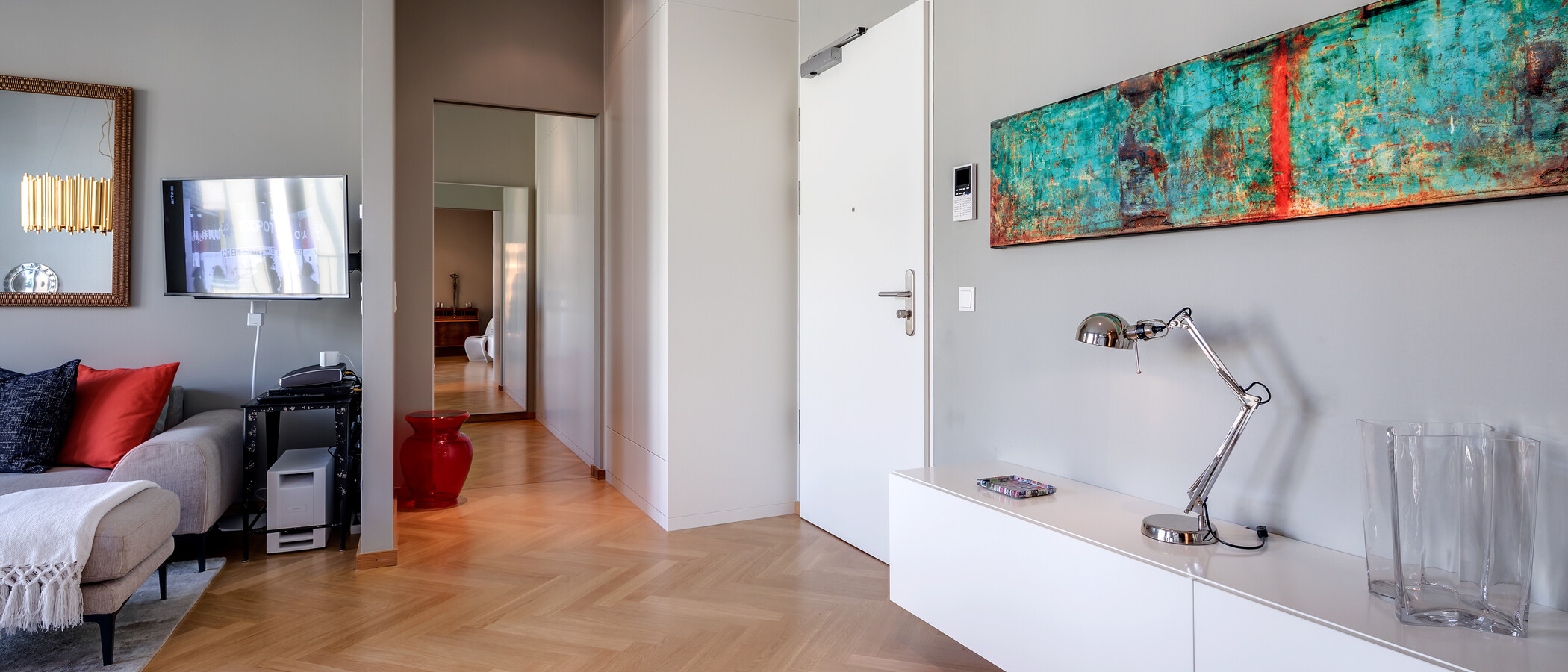 マンション München Schwabing 04 リビングルーム 10614